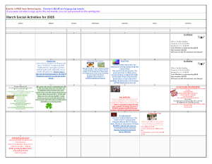 March 2025 Calendar